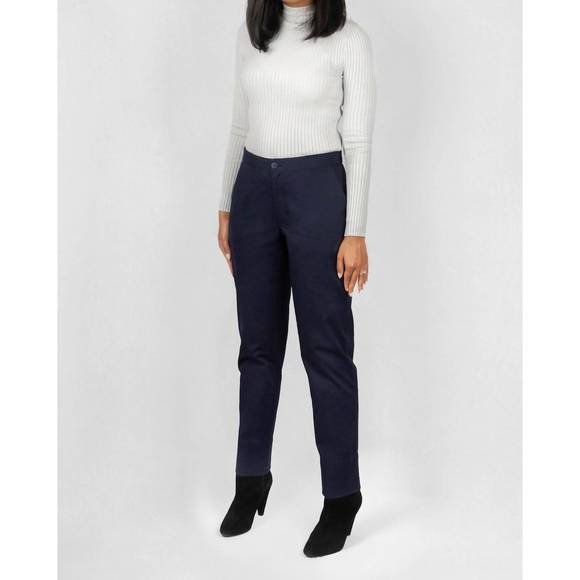 NEW AAM flex waist pant in blue - Picture 1 of 5